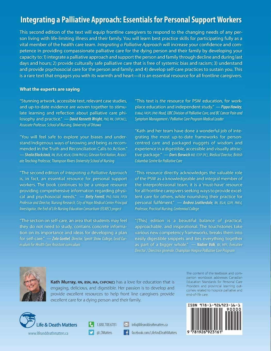 Integrating a Palliative Approach: Essentials for Personal Support Workers; Second Edition