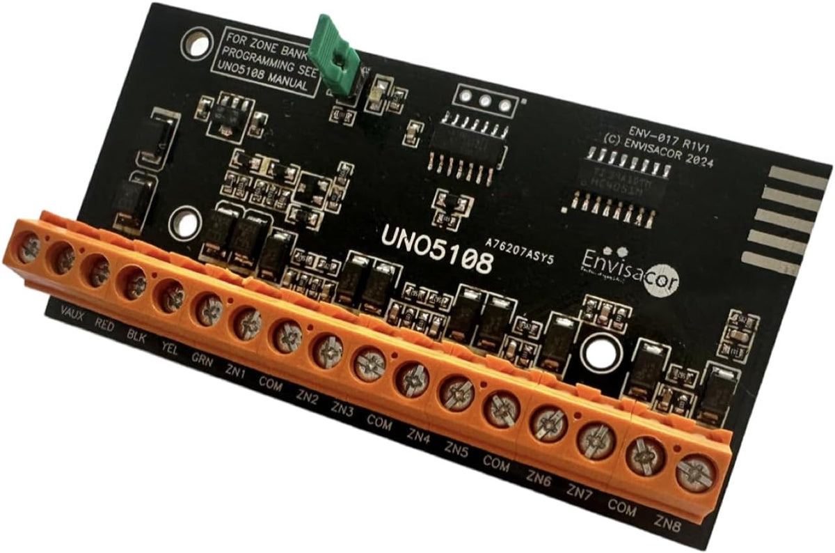 UNO5108 Zone Expander for UNO IP Panel & DSC PowerSeries. 8 Inputs, Addressable to 128 Zones
