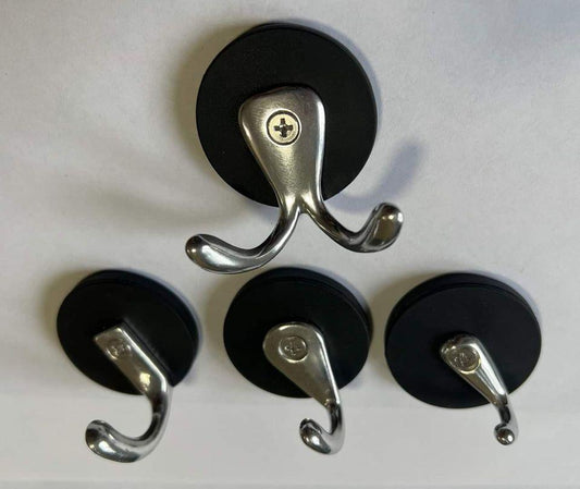 4 Portable Magnetic Hooks Mounts