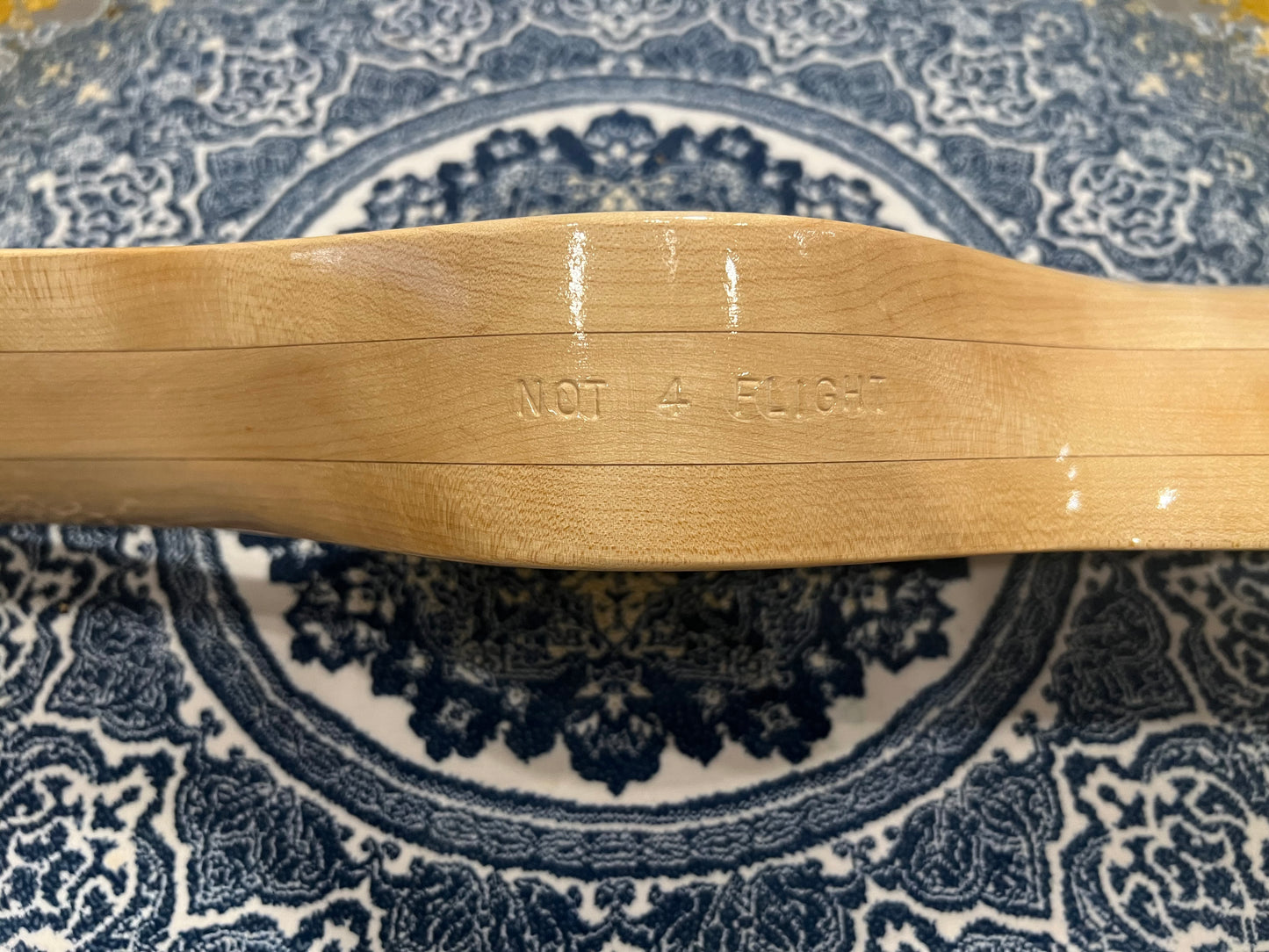 Aviation Propeller Decor — Maple Wood, 62" (Not for Flight)