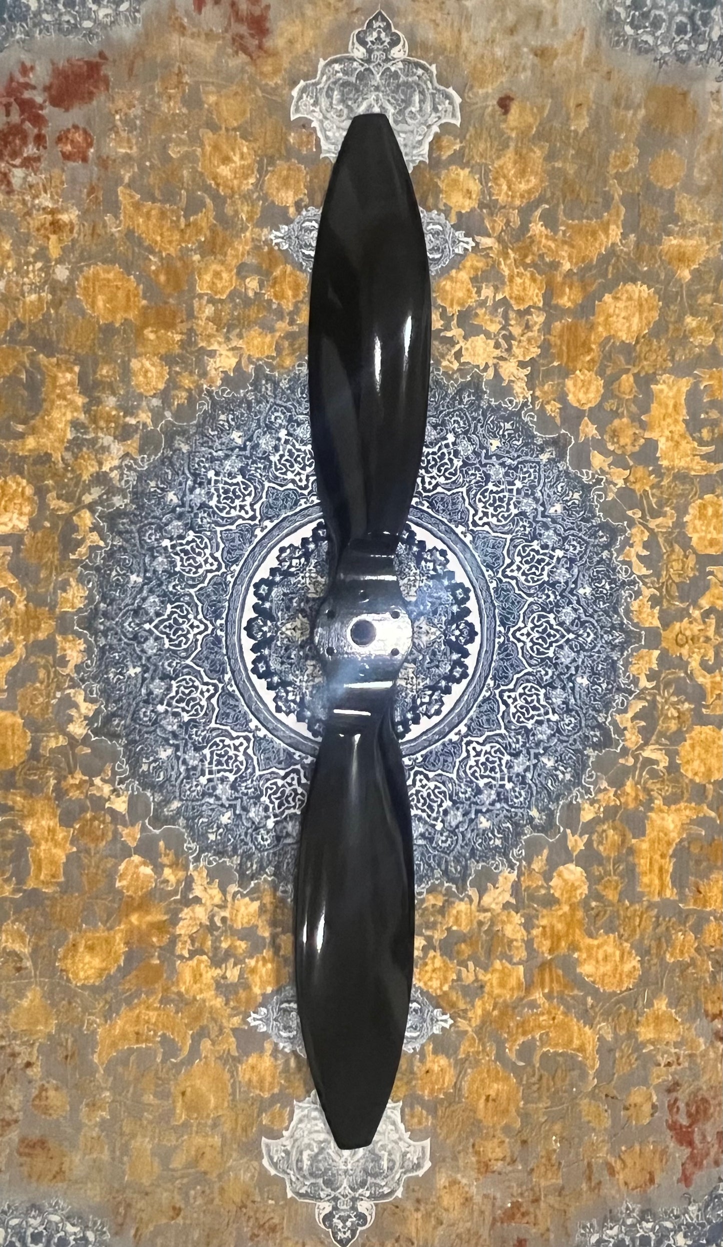 Aviation Propeller for Display and Decor — 42" Black — Made in Canada (Not for Flight)