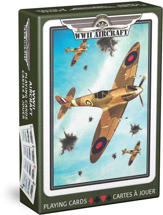 WWII Aircraft Playing Cards