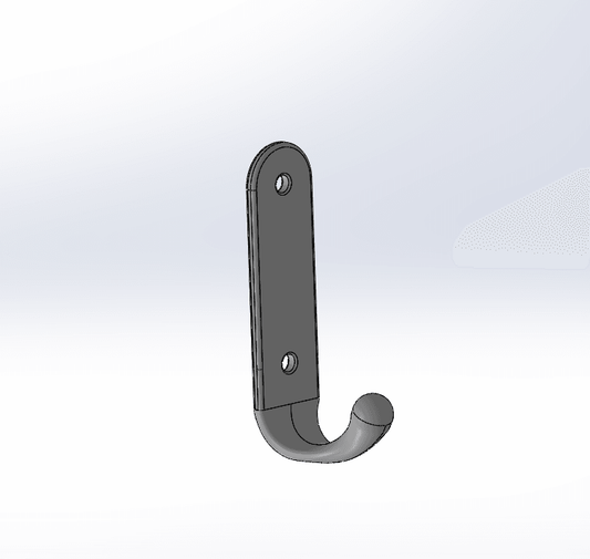 3D Hook Design in SOLIDWORKS (SLDPRT Format) - Digital Download