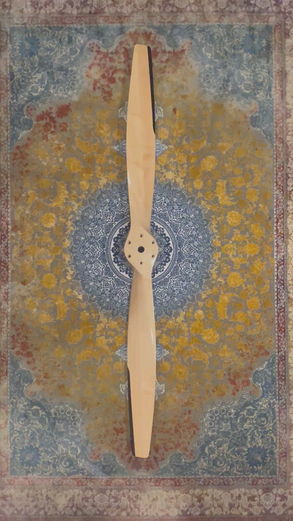 Aviation Propeller Decor — Maple Wood, 62" (Not for Flight)