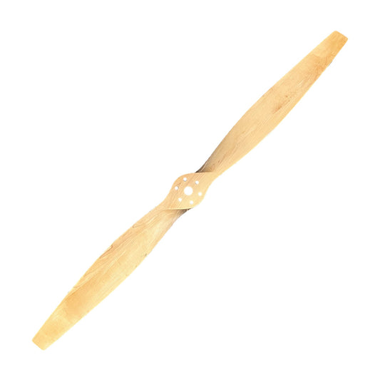 54-inch maple wooden aviation propeller on white background