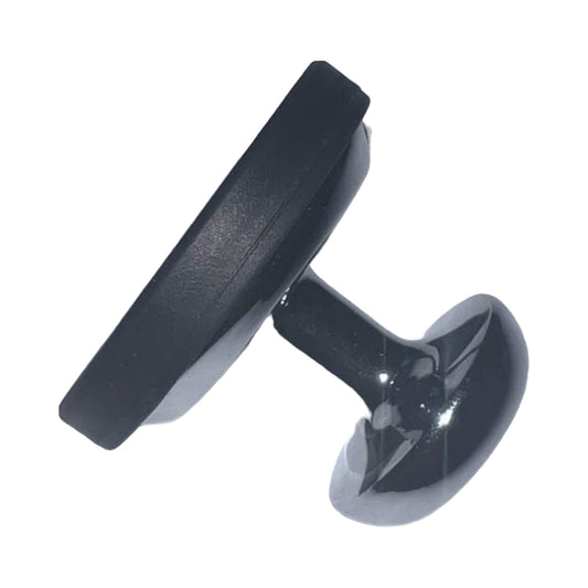 Rubber-coated vinyl wrap magnet on white background